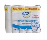 €CO PAPIER TOALETOWY 40 ROLEK 2-WARSTWOWY