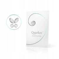 Quarkee бижутерия Кристалл белая бабочка