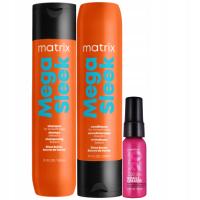 Matrix Zestaw Mega Sleek szampon do włosów szorstkich odżywka 300ml prezent