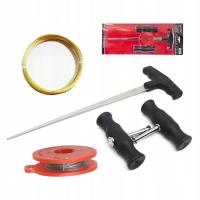 ZESTAW DO WYCINANIA SZYB SAMOCHODOWYCH Z NAWLEKACZ LINKA UCHWYTY