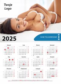 Kalendarz Plakatowy B2 Kobieta Personalizowany RÓŻNE WZORY