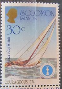 W-py Salomona kolonia brytyjska stary znaczek (6/21