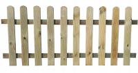 Рифленый забор 10 80x180 деревянный пропитанный