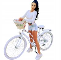 Красивый алюминиевый легкий женский велосипед 28 SHIMANO 7 городской скоростной пляжный крейсер