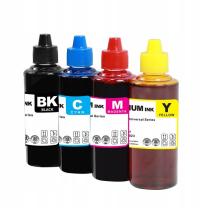 4× Tusz Atrament w Butelkach 100ml do Canon Czarny