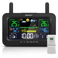 Беспроводная Метеостанция Термометр Барометр Наружный Датчик Погоды