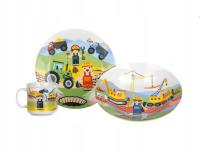 Zestaw obiadowy BANQUET The Builders 3 szt.