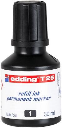 Чернила для маркеров EDDING T25 30 мл черный