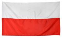 Flaga POLSKA duża 68x110 cm biało-czerwona Kibic Reprezentacja POL-001