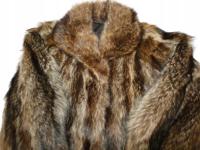 futro naturalne damskie w Paski