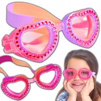 Очки для плавания анти-туман детские очки для плавания сердце Розы