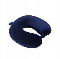 Подушка для путешествий rogal темно-синяя мягкая пена с эффектом памяти