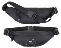 Черная поясная сумка 4f Black 4fwss24awaim067