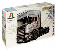 1:24 Scania R730 V8 Streamline Silver Griffin