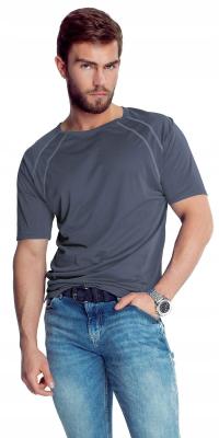 James Bradley podkoszulka 5900911443109 okrągły krótki rękaw czarny