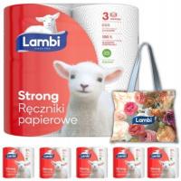 3-слойные бумажные полотенца Lambi Strong Pack