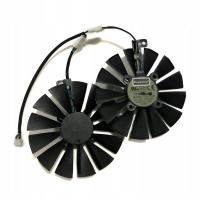 2Pcs T129215SM Graphics Card Cooling Fan ASUS ROG POSEIDON GTX 1080 TI Fan