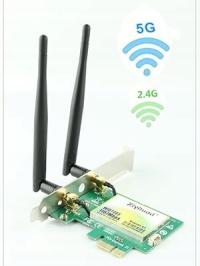 Ziyituod WiFi Card, Wireless AC 1200Mbps with Bluetooth 4.2 Adapter