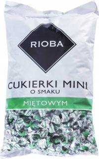 CUKIERKI MINI O SMAKU MIĘTOWYM miętowe 1 KG RIOBA