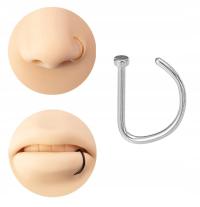 Fake септума У Серьгу для Носа Стали Кольцо Панк