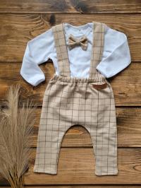 BabyStyle ручной работы детский костюм бежевый