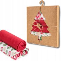 Ręczniki Kuchenne w Pudełku Ozdobnym na Prezent Komplet 3-Pak MORAJ 40x70