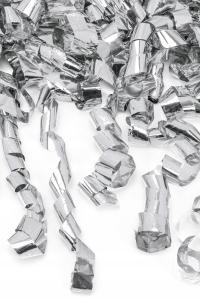 Трубка, стреляющая серпантинами, 60 см, Серебряная, для вечеринки, свадьбы, Нового года