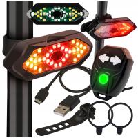 ВЕЛОСИПЕДНЫЕ УКАЗАТЕЛИ ПОВОРОТА ЗАДНИЙ СВЕТОДИОДНЫЙ ПУЛЬТ ДИСТАНЦИОННОГО УПРАВЛЕНИЯ ОСВЕЩЕНИЕ МИГАЛКА ВЕЛОСИПЕД