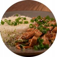 Kurczak teriyaki z ryżem (2 porcje)