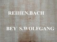 Reihen.bach bey s. Wolfgang Papier czerpany 316