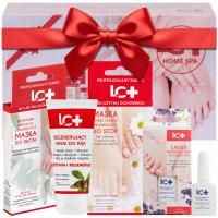 ZESTAW PREZENTOWY HOME SPA DOMOWE SPA MASKA DO STÓP DŁONI KREM LAKIER LC+