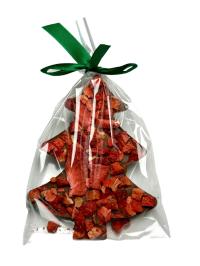 CHRISTMAS Choinka czekolada mleczna z truskawkami, 80 g