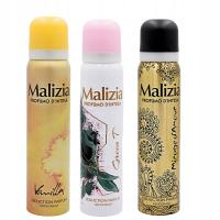 Malizia 3x итальянский дезодорант спрей VANILIA GREAN Tea MIRAGE