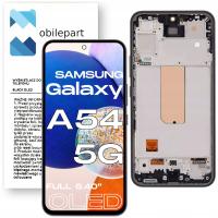 Wyświetlacz OLED Mobilepart do Samsung Galaxy A54 5G czarny z ramką