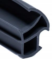 USZCZELKA DO DRZWI ZEWNĘTRZNYCH WEJŚCIOWYCH ANTRACYT POGRUBIONA 6 MB