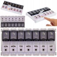 КОНТЕЙНЕР, КОРОБКА, КАССЕТА, ОРГАНАЙЗЕР ДЛЯ ЛЕКАРСТВ, 7 ДНЕЙ, 14 ОТСЕКОВ