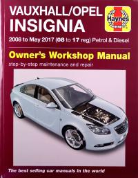 VAUXHALL/OPEL INSIGNIA SERVICE AND REPAIR MANUAL: