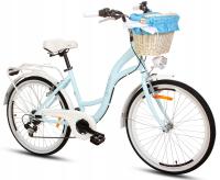 Городской велосипед GOETZE Настроение 24 женский SHIMANO корзину