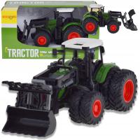 TRAKTOR CIĄGNIK MASZYNA ROLNICZA Z TUREM CHWYTAKIEM FARMER ZABAWKA NAPĘD