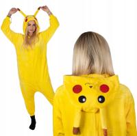 PIŻAMA KIGURUMI KOMBINEZON DRES PIKACHU ONESIE JEDNOCZĘŚCIOWA PRZEBRANIE