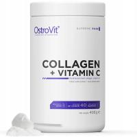 Kolagen Witamina C OstroVit 400 g naturalny