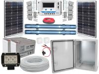 Большая панель солнечных батарей 60В Сид набора солнечная фотоэлектрическая солнечная привела освещение