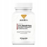 Sylimaryna 320mg Ostropest Plamisty 80% 90 kapsułek Na Wątrobę Detox Flora