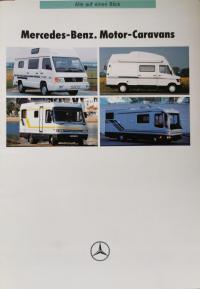 Mercedes-Benz Motor-Caravans Prospekt wielostronicowy