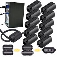 Анти-помех фильтр LED Радио Pined ферритовые сердечники 9 мм 10шт.