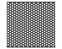 BLACHA PERFOROWANA 1000 x 1000 SITO STAL SUROWA Gr 1,5 mm Rv 5-8 KOŁA 5 mm