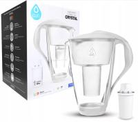 Dzbanek filtrujący szklany Dafi Crystal LED biały + 1 filtr classic