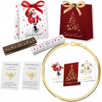 ZŁOTA BRANSOLETKA 585 ELEGANCKA NOWOCZESNA TAŚMA DIAMENTOWANA + GRATISY