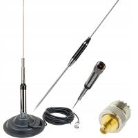 Antena NR-770R 100cm + Magnes VHF/UHF SMA-F do Baofeng UV-5R, UV-82, UV-17E