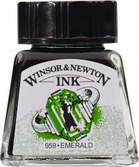Tusz rysunkowy - Winsor & Newton - Emerald